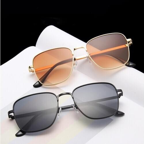 Vintage Large Frame Women Sunglasses Lady Luxury Retro Men Metal Glasses UV400 Oculos De Sol 9-BLS3438