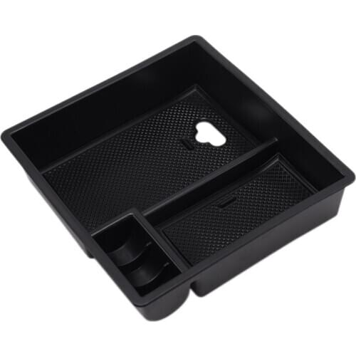 Car Central Handrail Storage Box Console Handrail Armrest Storage Glove Box Tray for Toyota Fortuner 2011-2015