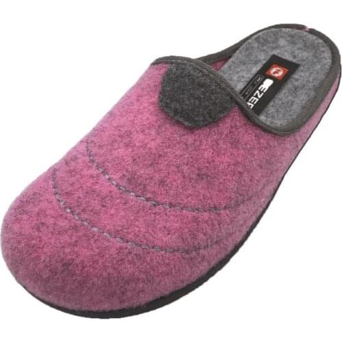 Womens Pink Felt Winter House Slipper 12085.02