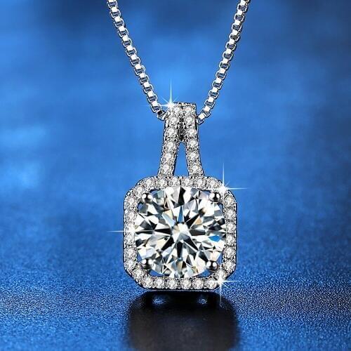 JIANERY Bohemian Vintage Silver Color Square Necklaces For Women Charm Choker Necklace Boho Jewelry 2019 New