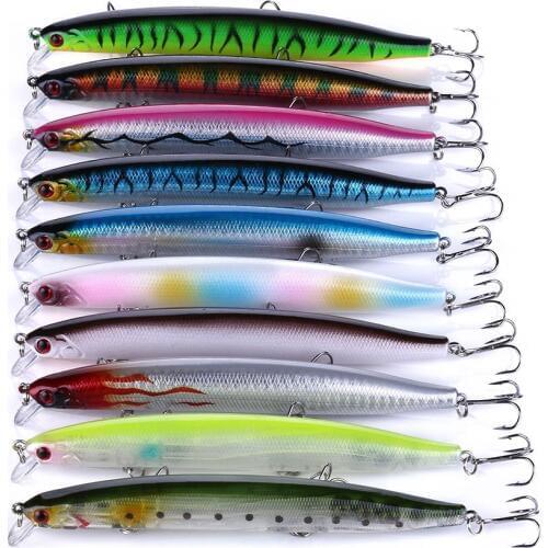 1pcs/lot fishing lures minnow 13.5cm 18.5g hard plastic lure Crankbait Peche Bass Wobblers swimbait for carp fishing tackles