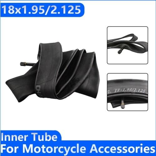 18x1.95/2.125 Inner Tube with A Straight Valve Fits Many Gas Electric Scooters and E-Bike Electric Folding Bicycle High Quality
