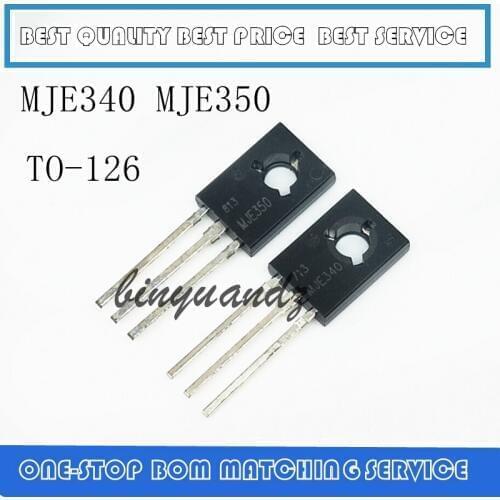 20pcs/lot MJE340 MJE350 ( 10PCS MJE340 + 10PCS MJE350 )TO-126 IC best quality