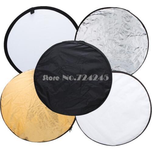 New 32" 80cm 5 in 1 New Portable Collapsible Light Round Photography/Photo Reflector for Studio
