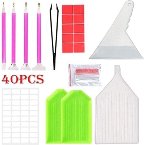 5D Diamond Painting Tools and Accessories Roller Kits Diamond Embroidery Box for Adults or Kids