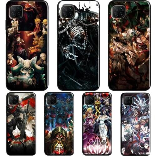 Overlord Anime poster Case For Huawei P30 Pro P20 P40 Lite Mate 20 10 P Smart 2019 2021 Nova 5T Honor 8X 9X 10i
