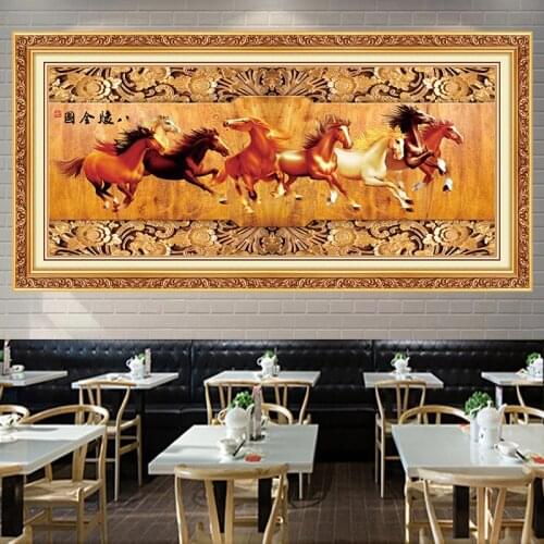 Home Decor Mural Wall Hanging Tapestry Bedroom Background Horse Printing Blanket Wall Scarf