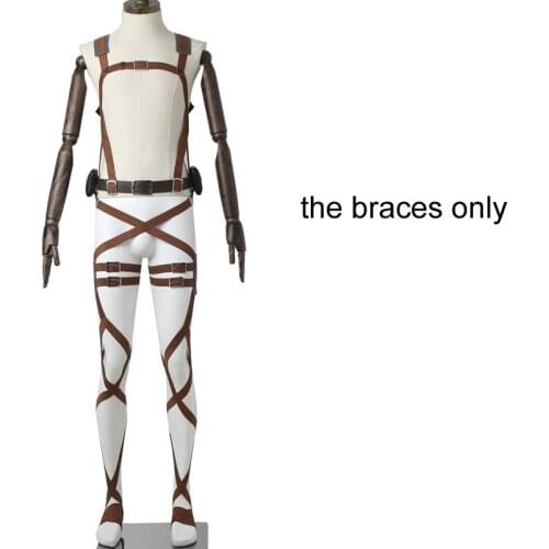 Attack on Titan Garrison Braces Gaiter Cosplay Costume Adult Halloween Accessories