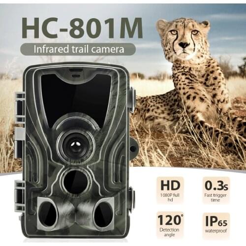 Newest HC801M 20MP Hunting Trail Camera Wildlife Camera Night View Motion Activated Trail Camera Trigger Wildlife Scouting