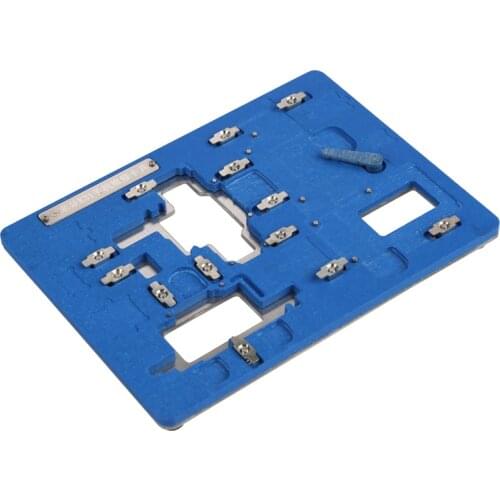 6 in 1 Precision Motherboard Holder Fixture for iPhone X/XS/XS MAX/11/11Pro/11Pro MAX CPU Chip Glue Removal BGA Rework Platform