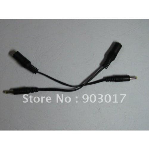 DC Power Jack 5.5x2.1mm Female to 4.0x1.7mm Male Plug Cable 18cm 0.18m 80 Pcs Per Lot high quality