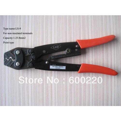 Hand crimping tool for bare terminal,non-insulated connector crimper LS-9 1.25-8mm2