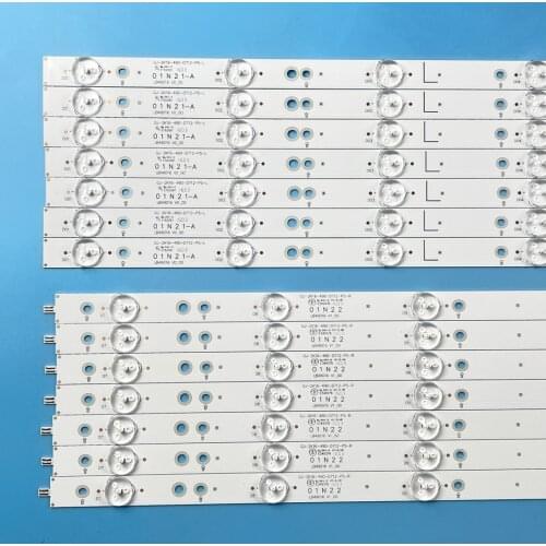 14 PCS LED backlight strip for 49PUS6401 49PUH6101 49PUS6561 49PUS6501 LB49016 V1_00 01N21 01N22-A TPT490U2-EQLSJA.G REV:SC4D