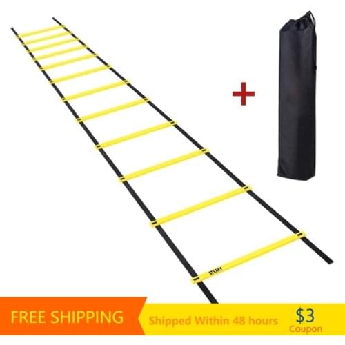 Agility Speed Ladder Stairs Nylon Straps Training Ladders Agile Staircase for Fitness Soccer Football Speed Ladder Equipment