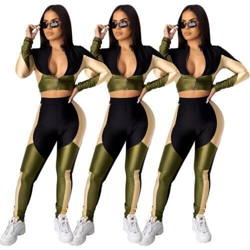 Women Sweatsuit Sportwear Fall Long Sleeve Shirt Top Pants Ladies Outfits Woman Clothes Woman Sets Two Pieces Running Set