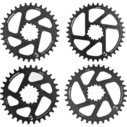 Round Bicycle Chainring 32T 34T 36T 38T Mountain Bike Crankset MTB Tooth Plate Direct Mounting All-in-one Disk Suit For SRAM