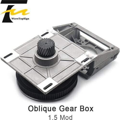 Engraving Machine Oblique Gear Box 1.5m Rack Synchronous Wheel Belt Reducer 86 Motor Gear Engraving Machine Accessories