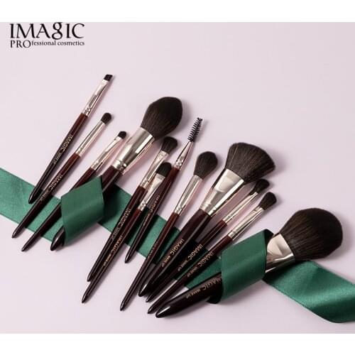 IMAGIC 12pcs Makeup Brushes Set Eye Shadow Eyebrow Foundation Brush Cosmetic Brush Blending Beauty Make Up Brush Maquiagem