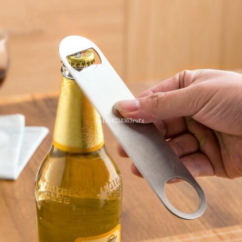 150pcs Large Flat Stainless Steel Speed Bar Bottle Openers Wine Opener Blade Beer Bottle Opener Remover