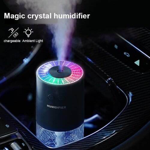 200ml USB Air Humidifier With Projection Night Lights Magic Shadow Ultrasonic Car Mist Maker Mini Office Air Purifier For Home