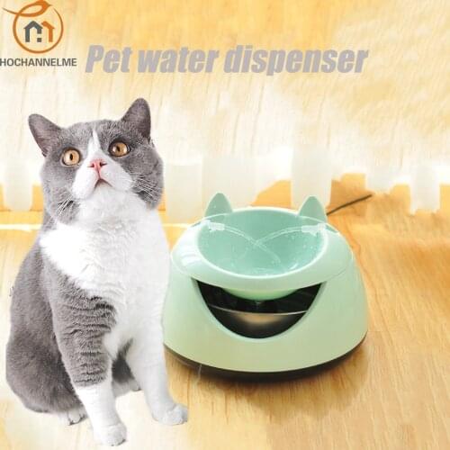Pets Automatic Water Dispenser Intelligence Noctilucent Small Dog Fountain For Cats USB/US/EU Charger Pet Watering Supplies