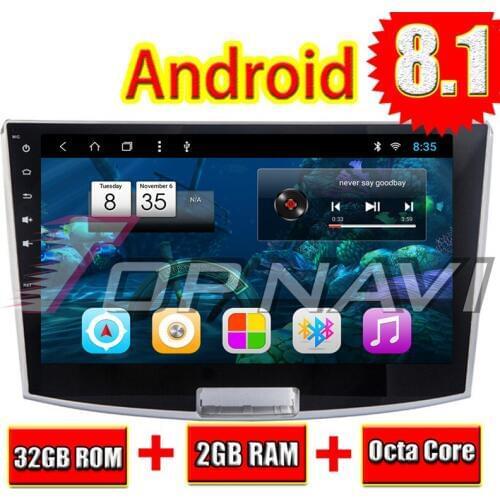 Car Automotive for VW Magotan 2007 2008 2009 2010 2011 2012 2013 2014 2015 2016 Android 8.1 10.1'' Topnavi GPS Navigation Stereo