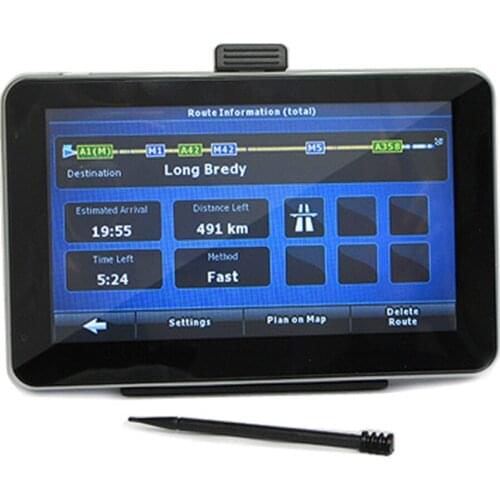 5.0 Inch Display CAR GPS 4GB Card+FM+MP4 SpeedCam SAT NAV 3D Car Vehicle GPS Tracker Positioning Device