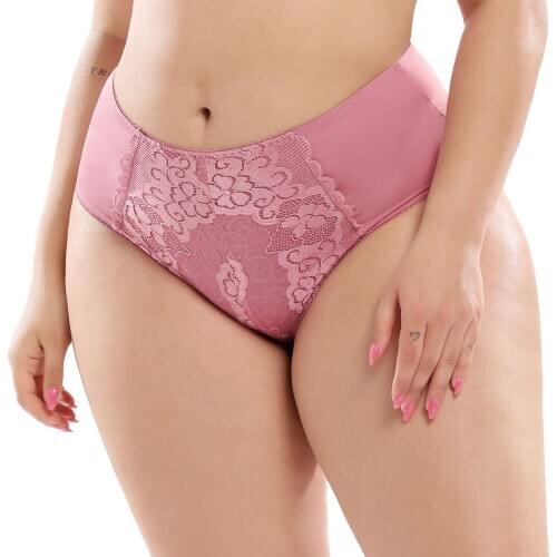 DOIB Lace Panties Sexy Underwear Plus Size Lingerie Female Seamless Briefs Underpants Large Size Knickers L-5XL