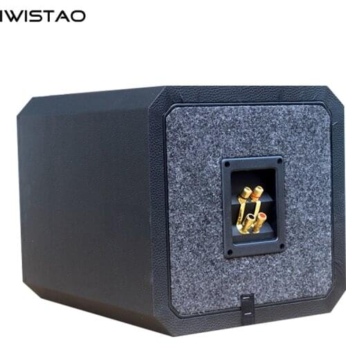 IWISTAO HIFI 12 Inch Passive Subwoofer Empty Cabinet Honeycomb HDF Board Enclosure Sealed Box Car Audio DIY