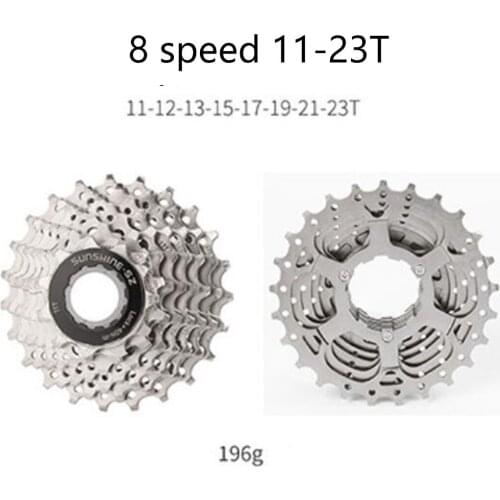 8 Speed Road Bike Freewheel 11-23T/25T/28T Bicycle Flywheel Steel Cassette Sprocket For Shimanos SRAM Bicycle Accessories
