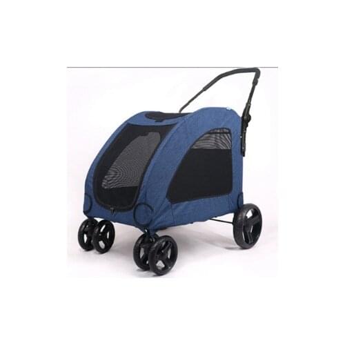 Pet Stroller Cat Carrier Folding Trolley Case Large-capacity Cat Dog Luggage Baby Stroller 2 in 1for Dogs Cats Walks Relax