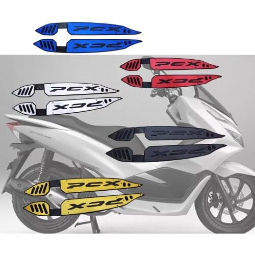 Modified motorcycle CNC aluminium alloy pcx150 pcx footrest pedals footboard steps foot pad pegs plate for pcx150 pcx 2018 2019