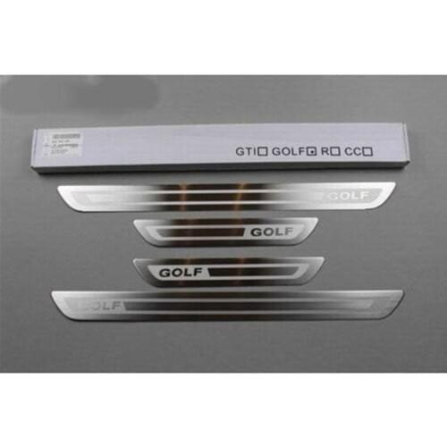 Stainless Steel thin Door Sill Scuff Plate for Volkswagen GOLF 5 MK5 2006-2008 Car styling