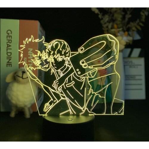 Japanese Anime JoJo Bizarre Adventure Noriaki Kakyoin 3D Night Light Colorful for Bedroom Decor Light Birthday Gift Manga Lamp