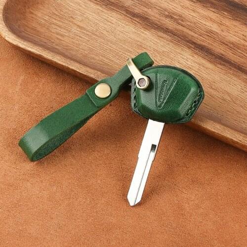 New For Kawasaki Ninja400 Z400 Z900 High quality Motorcycle trueLeather Cowhide Key Case Kawasaki Little Key Case Buckle