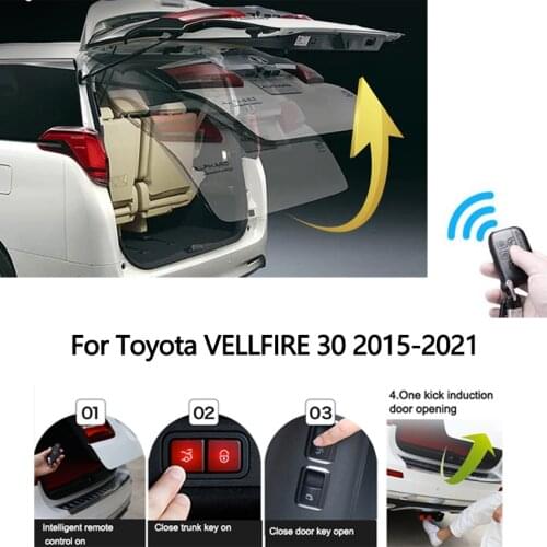 Car Power Trunk Lift Electric Hatch Tailgate Tail Gate For Toyota VELLFIRE 30 2015-2021 Strut Auto Rear Door Actuator
