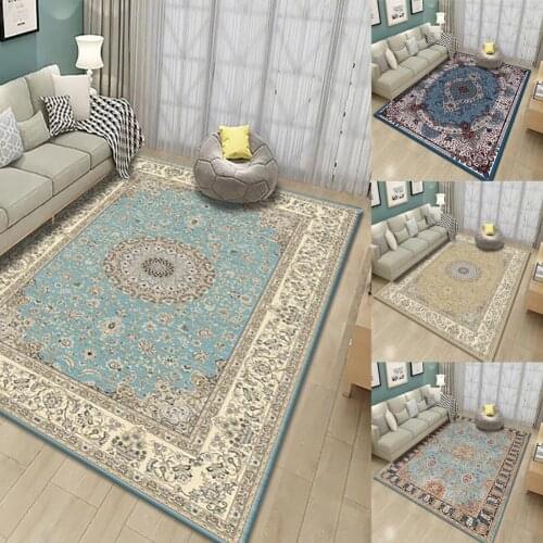 Polyester Attractive Bright-colored Wide Application Carpe Bright-colored Floor Rug Exquisite for Decoration