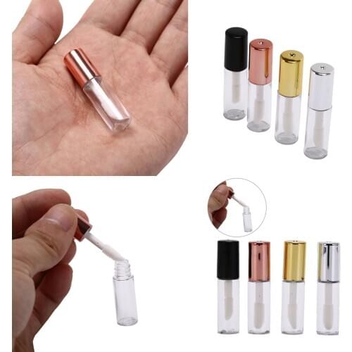 10pcs DIY Empty Lipstick Bottle Lipgloss Tube Lip Balm Tube Container With Cap Cosmetic Sample Container