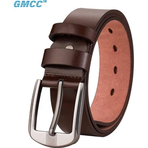 2021 High Quality Mens Leather Belt Luxury Designer Easy Buckle Genuine Cowhide Belt Female Fashion Jeans Accessories 90-130CM