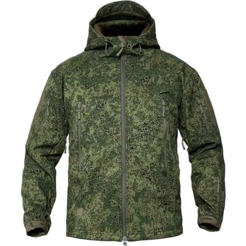 Russian Military uniform Jungle digital Camouflage Winter Plus velvet Waterproof