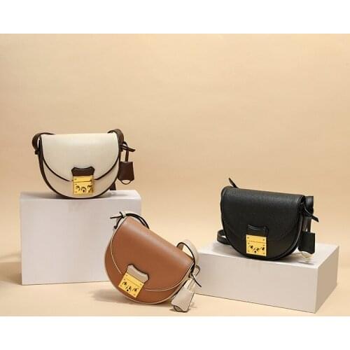 Saddle Bag Messenger Shoulder Bag Fashion Trend Simple Small Bag Women