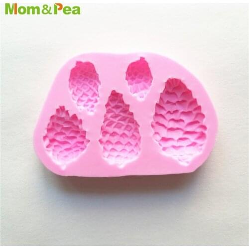 XK250 Pine Cone Shaped Silicone Mold Gum Paste Chocolate Ornamental Fondant Mould Cake Decoration Tools