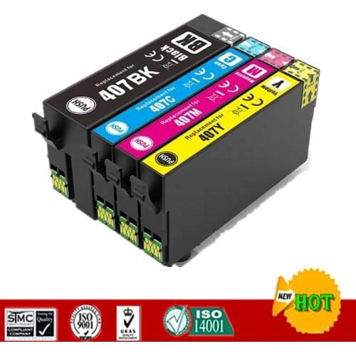 Compatible for epson 407 T407 C13T07U140 Premium Color Compatible Ink Cartridge for Epson WorkForce WF-4745 Printer