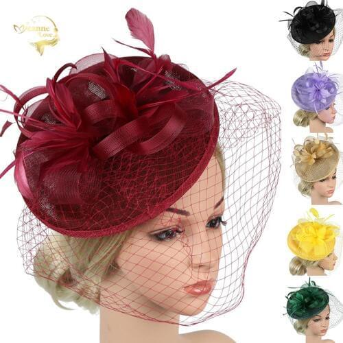 Wedding Bridal Hats And Fascinators Headpiece Party Hat/corsage Black Bridcage Net Wedding Veil Party Ladies Hair Accessories