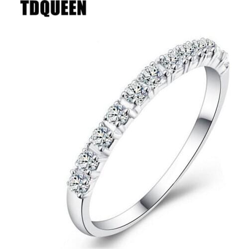 TDQUEEN Rings With Cubic Zirkonia For Women