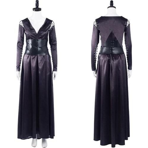 Bellatrix Lestrange Cosplay Costume Halloween Carnival Dress Suit