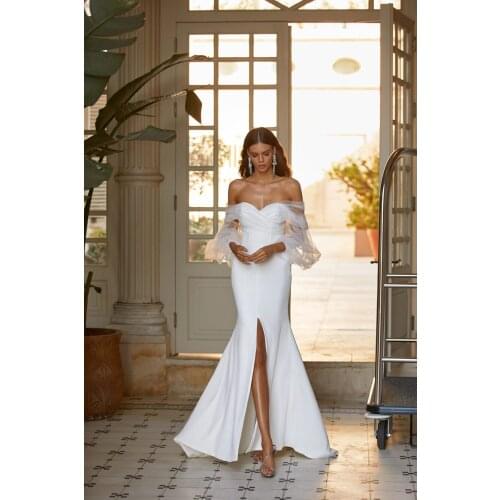 Hot Luxury Elegant 2021 Women Dress Bride Gown Lace&Sequins Robe de soir Suitable for Parties Plus Size Woman Dresses