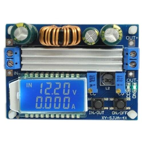 LCD Digital Display 35W 4A Adjustable Step Down Buck Step Up Boost Power Supply Module Lifting Pressure Module Constant Pressure