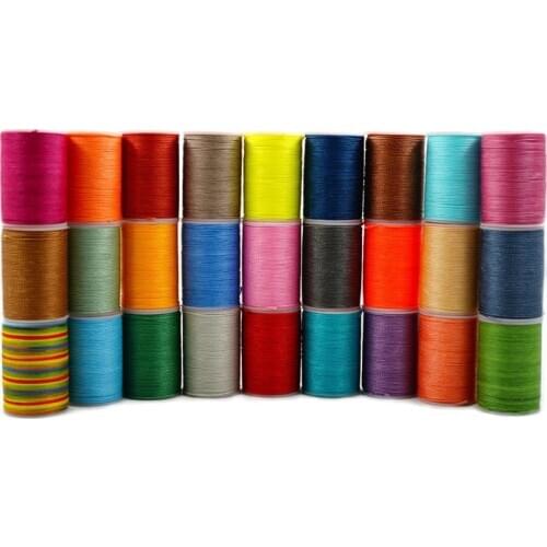 1Pcs 0.45mm Polyester Fiber DIY Leathercraft Sewing Hand Wax Threads High Strength Quality NEW Jewelry Making Hilos Para Coser