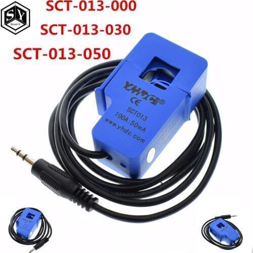 1PCS Great IT Non-invasive Split Core Current Transformer AC current sensor 100A 30A 50A SCT-013-000 SCT-013-030 SCT-013-050